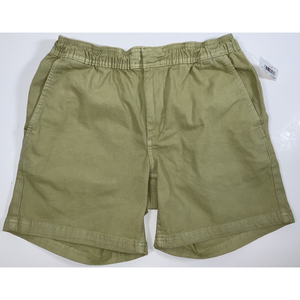 NWT Men's Goodthreads Woven Utility‎ Shorts - Light Olive Green - XS (27" X 6")